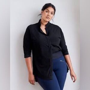 Aday Something Borrowed Shirt in Black, XS